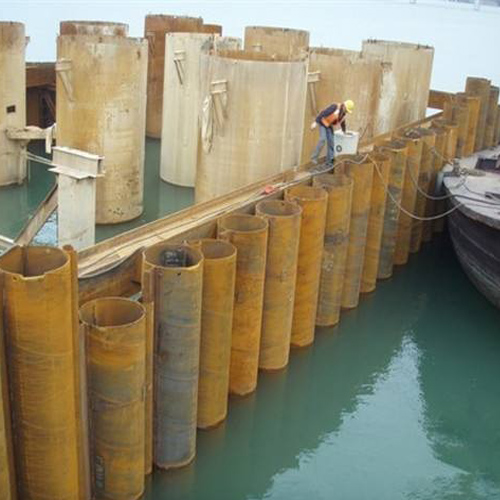 广元钢护筒现场安装